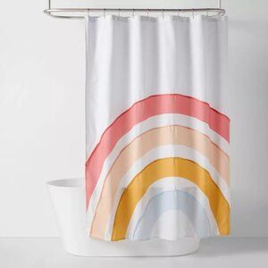 Pillowfort Kids' Shower Curtain Rainbow 72in x 72in
